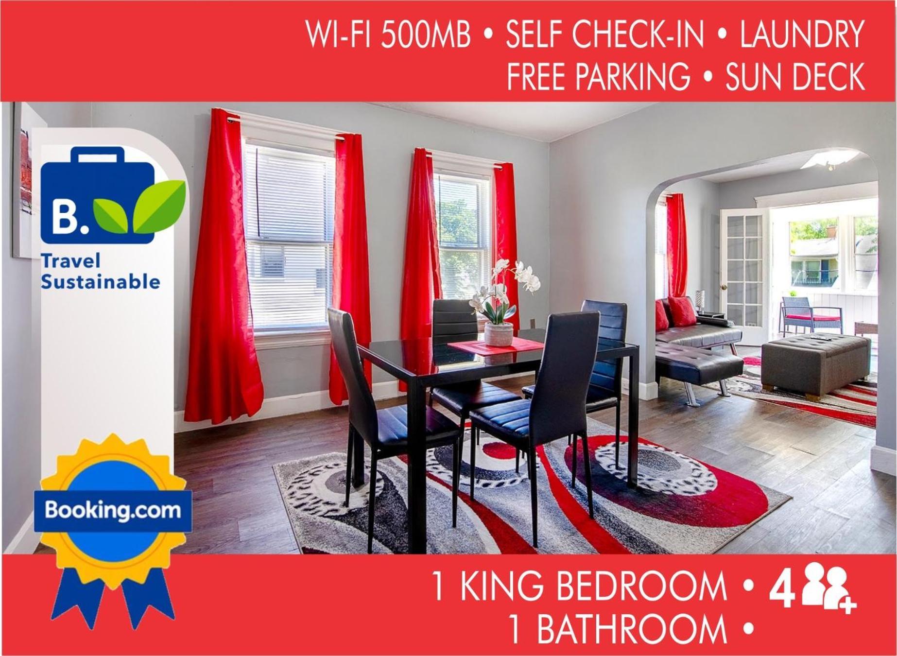 The Rubi Lounge - Spacious Brooklyn Centre Modern Escape Near Downtown With Parking, 300Mb Wifi & Self Check-In 클리블랜드 외부 사진